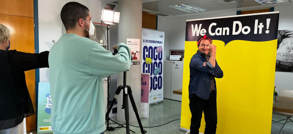 Comienza la producción del collage 'We can do it' impulsado por la Unidad de Igualdad
